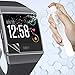 [6 Pack] UniqueMe for Fitbit Ionic Screen Protector,[Anti-Bubble] [HD Clear] Full Coverage Film with Lifetime Replacement Warranty