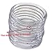 Model Worker 10PCS Round Handles Replacement for Handmade Bag Handbags Purse Handles (Transparent)
