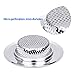 4PCS Kitchen Sink Strainer, Sink Drain Screen -Stainless Steel, Large Wide Rim 4.5 Diameter