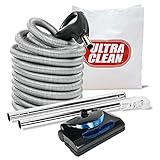 Ultra Clean Central Vacuum 30ft 2 Way Hose Blackhawk Electric powerhead kit Nutone Beam Eureka