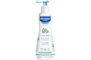 Mustela Hydra Bebe Body Lotion - Daily Moisturizing Baby Lotion with Natural Avocado, Jojoba & Sunflower Oil – Various Sizes