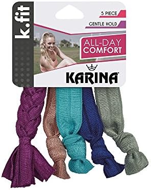 Karina K.Fit Braided Soft Hair Ties