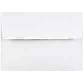 JAM PAPER A2 Invitation Envelopes - 4 3/8 x 5 3/4 - White - 50/Pack