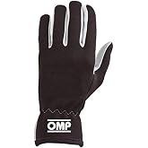 OMP (IB/702/N/M Rally Gloves, Black, Medium