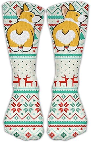 Cute Corgi Butt Compression Socks Football Socks Sports Stockings Long Socks