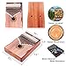 Kalimba 17 Keys Thumb Piano, Easy to Learn Portable Musical Instrument Gifts for Kids Adult Beginners with Tuning Hammer and Study Instruction. Known as Mbira, Wood Finger Piano