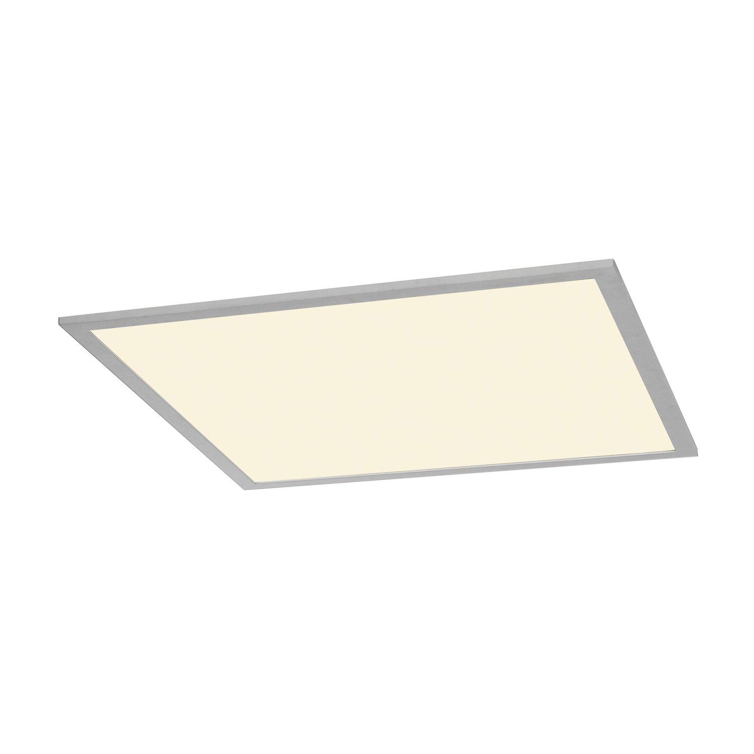 SLV Finishing Touch I LED Panel for Grid Ceilings, Aluminum, Silver Grey