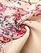 DJT Women's Spaghetti Strap Sundress Summer Floral Swing Dress Apricot Floral M