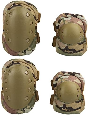Uzexon Adult Youth 4PCS Knee Elbow Pads Guards Protective Gear Sets for Inline Roller Skating Biking Cycling Scooter Skateboard BMX Mountain Bike Rollerblade Extreme Sports