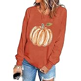 It's Fall Y'all Leopard Plaid Dot Pumpkin Sweatshirt Women's Halloween Long Sleeve Casual Pullover Tops