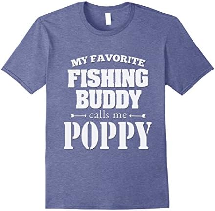 Mens Poppy Shirt - Fishing Buddy XL Heather Blue