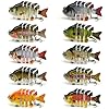 3-Crazy-Panfish-Series-Multi-Jointed-Fishing-Hard-Lure-Bait-Swimbait-Life-like
