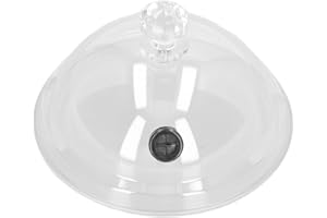 Cocktail Smoke Gun Lid, Portable Handheld Acrylic Home Smoking Dome Cover Smoke Infuser for Meat Grill BBQ Cocktail Drinks Ch