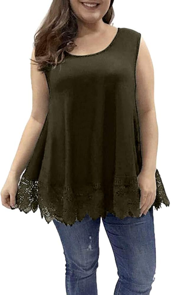 plus size flowy tank