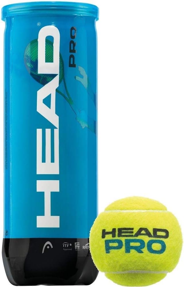 Head, pelota de tenis, ATP, 5 Botes cada uno con 3 pelotas: Amazon ...