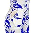 Mr.Seven Beaumode Womens Sleeveless Deep V-Neck Floral Printed Long Pants Jumpsuits Rompers (XL, Blue)