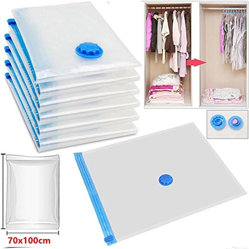 Lefeng 4 Packs STRONG VACUUM STORAGE SPACE 70CMX100CM SAVING BAGS VAC SPACE SAVER VACCUM VACUM BAG