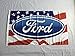 USA Ford Flags 3X5FT 100% Polyester,Canvas Head with Metal Grommet