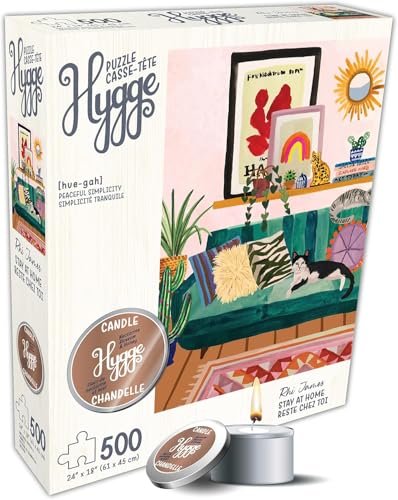 500 Piece Puzzle for Adults Hygge Collection Stay at Home Rhi James 24x18 Jigsa…