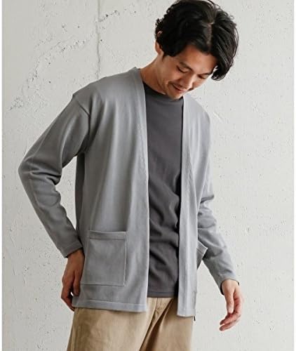 Amazon アーバンリサーチ ドアーズ メンズ Urban Research Doors メンズカーディガン 天竺ニットルーズカーディガン Gray 38 Tシャツ カットソー 通販