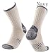 Men Crew Socks Warm Socks -NEVSNEV 70% Merino Wool Athletic Socks for Men, Suitable for Hiking,Trekking,Camping