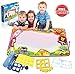 Aqua Magic Mat 33pcs - Kids Painting Writing Doodle Board Toy - Color Doodle Drawing Mat Bring Magic Pens Educational Toys for Age 1 2 3 4 5 6 7 8 9 10 11 12 Year Old Girls Boys Age Toddler