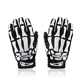 Lerway Mujer/Hombre Cráneo Esqueleto Custom MTB Guantes Moto Nino Bicicleta Montana Bicicleta Bici Motocicleta Motobike(M)