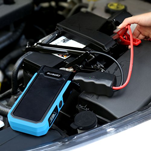 SUAOKI U10 800A Peak 20000mAh Portable Car Jump Starter (Up to 6.0L Gas or 5.0L Diesel Engines) Auto Battery Booster Power Pack Phone Charger With Smart Charging Ports, UL Certified