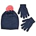 ABG Accessories Girls' Knit Beanie with Magic Glove Set