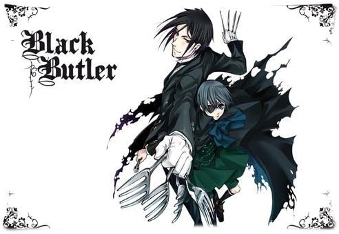 Black Butler Pillowcase Custom Cushion Case Zippered Two Sides Printed 20x26 Inches Fasfion Design Cotton Throw Pillow Cover