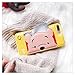 Yellow Winnie the Pooh Bear Leather Case with Card Holder Stand for iPhone 7 Plus / 8 Plus 7+ 8+ 7Plus 8Plus Large Size Disney Cartoon Protective Pratical Cute Lovely Gift Kids Boys Girls Little Girls