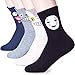 Mascot Anime Character Crew Socks (Onesize, 4 Pairs)