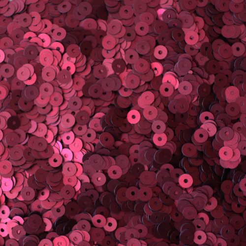 4mm FLAT SEQUINS ~ BURGUNDY WINE RED ~ SILK FROST MATTE ~ Loose paillette sequins for embroidery, applique, arts, crafts, bridal wear and embellishment. Made in USA