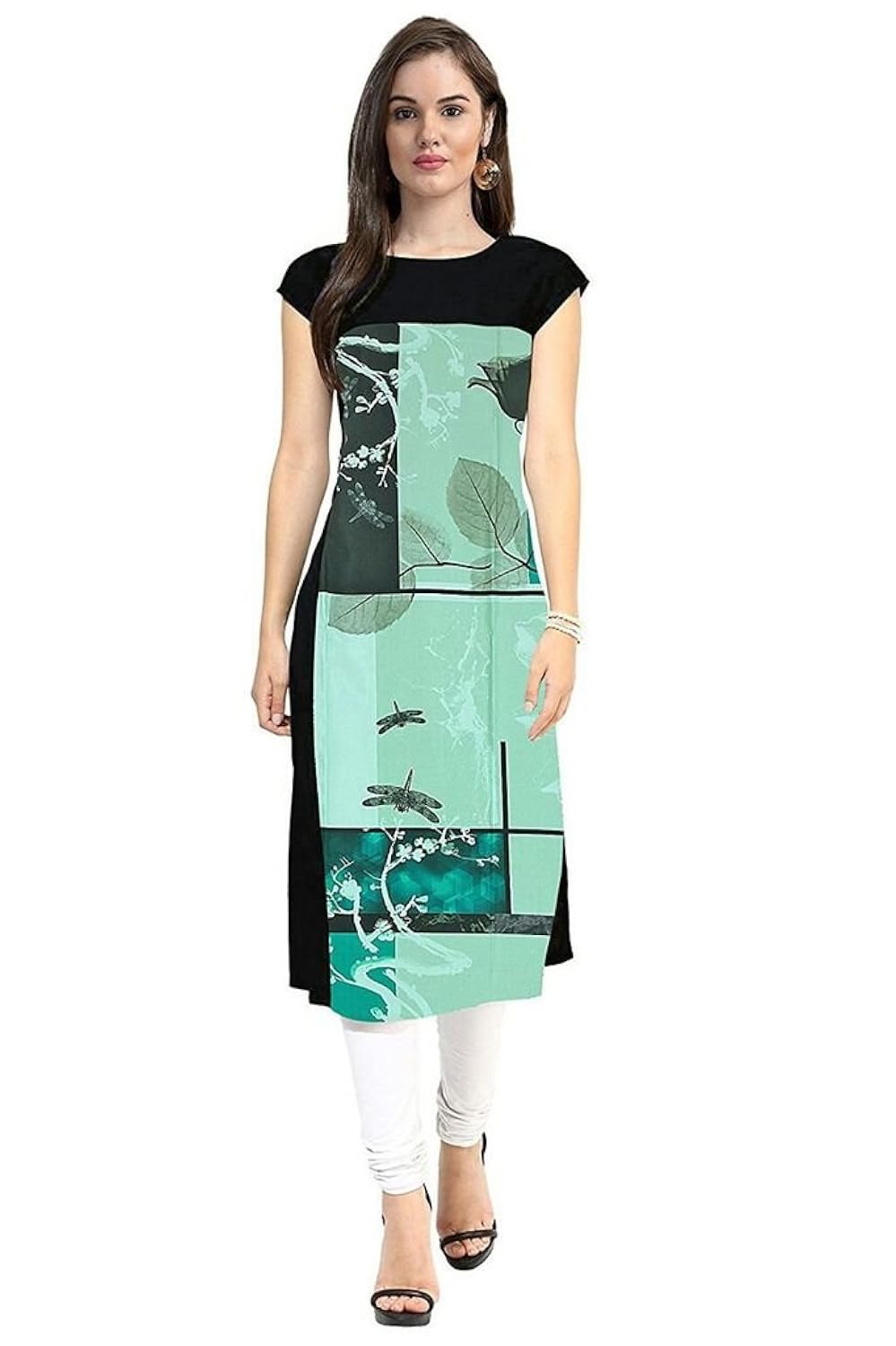 new ethnic 4 you women's crepe kurti (ngg034)
