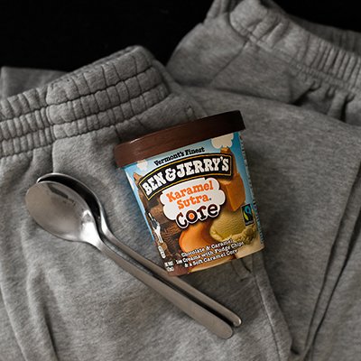 Ben & Jerry's - Vermont's Finest Ice Cream, Non-GMO - Fairtrade - Cage-Free Eggs - Caring Dairy - Responsibly Sourced Packaging, Salted Caramel Core, Pint (4 Count) - Thumbnail 7