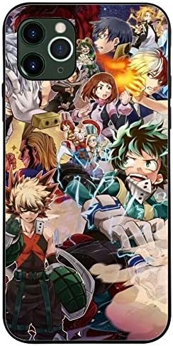 僕のヒーローアカデミアiphoneケース 返品送料無料 ジャパンアニメみどりや いずく かっこいい強化ガラス防護保護カバーiphone11pro Xs 8 ギフト用 7