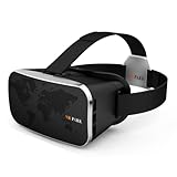 3D VR Glasses, AmiCool 3D Virtual Reality Headset Adjust Cardboard Video Movie Game Box for Apple iPhone 6 6S Plus 5S SE 5 and More Smartphones - Black