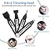 Rechargeable Nose Hair Trimmer-KEDSUM 4 in 1 Professional Nose Trimmers,Nose Ear Hair Trimmer/Sideburn Trimmer/Eyebrow Trimmer/Beard Trimmer,Personal Electric Nose Hair Trimmer Kit for Men and Women