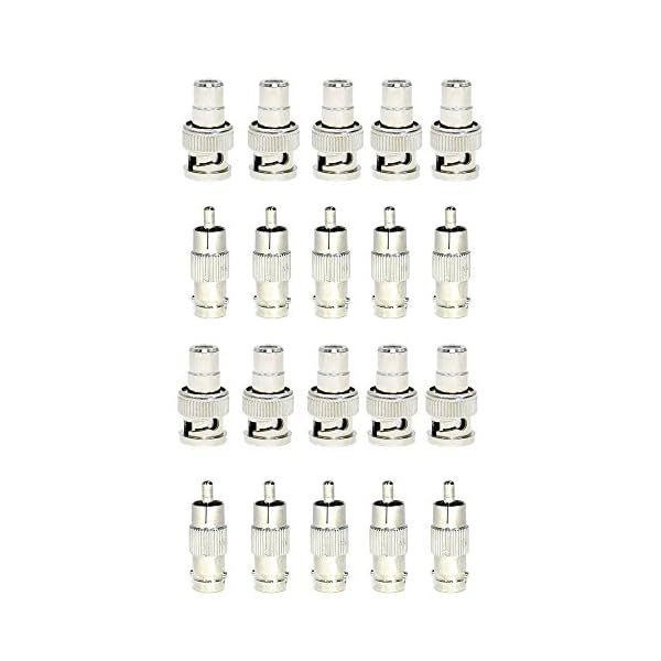 Vanki-10-Pack-RCA-Female-Plug-to-BNC-male-Jack-Adapters