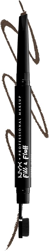 NYX Fill & Fluff Eyebrow Pomade Pencil Ash Brown Dual-Ended