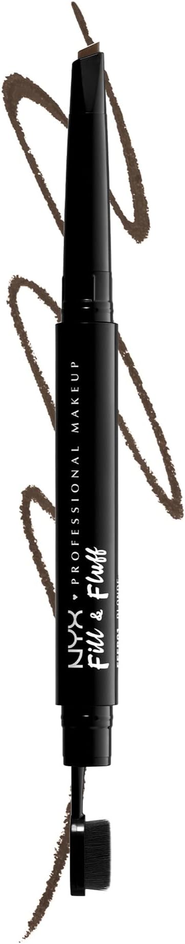 NYX Fill & Fluff Eyebrow Pomade Pencil Ash Brown Dual-Ended