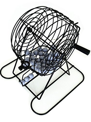 C&H Solutions Big Cage Deluxe Bingo Set, Complete Bingo Game Set, Rotary Cage With Automatic Bingo Set By - Thumbnail 4