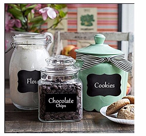 Chalkboard Labels, 75PCS Alloyseed Reusable Waterproof Chalkboard Stickers Erasable for Labeling Kitchen Pantry,Spice Jars Glass Bottles, Great Organizing Label for Your Home and Office - Thumbnail 5