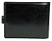 Visconti Monza 5 Quad Fold Soft Leather Italian Glazed Wallet (Black)