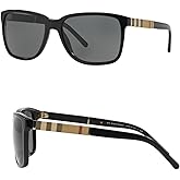 BURBERRY BE4181 Square Shape Acetate Sunglasses with Luxury Eyewear Kit