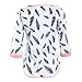 ROPALIA Women's Casual Leaves Print Blouse V-neck 3/4 Long Sleeve T-shirts Tops
