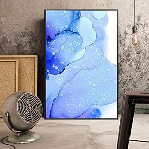 Floating Framed Canvas Wall Art for Living Room, Bedroom Ink Canvas Prints for Home Decoration Ready to Hang - 16x24 inches