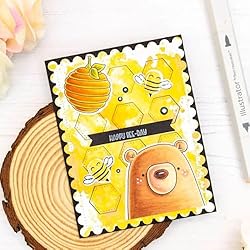 2 Sets Dotted Square Frame Dies for Card Making