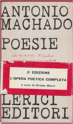 Amazon It Antonio Machado Poesie Lerici Editori Machado Antonio Libri