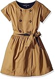 Nautica Girls' Peacoat Dress with Sash